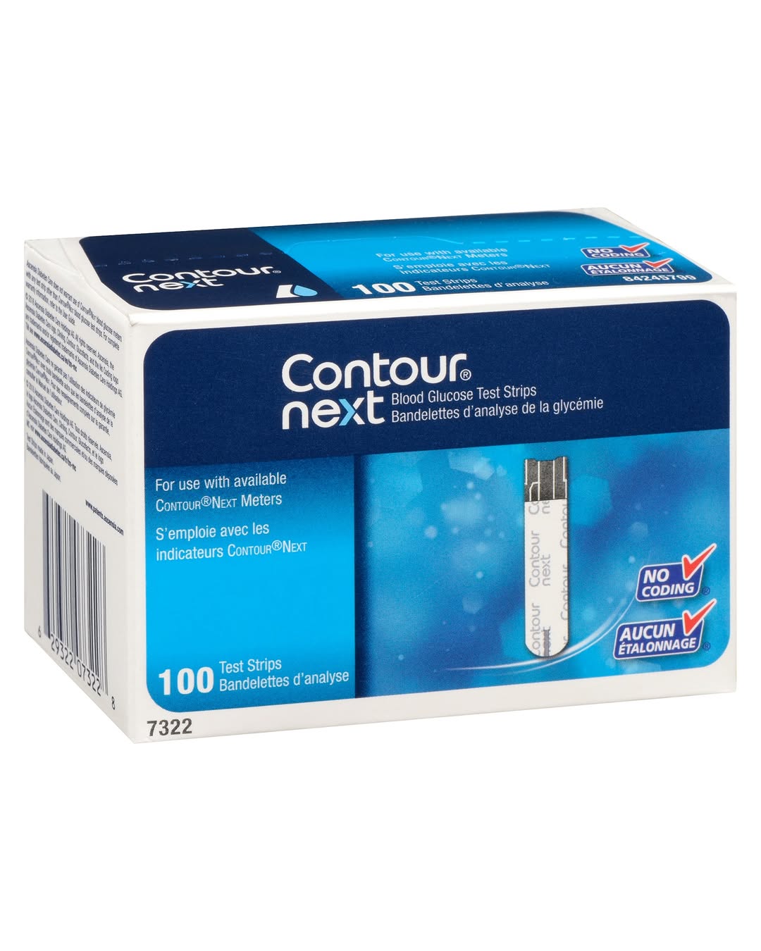 Bayer Contour Next Blood Glucose Test Strips