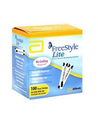 FreeStyle Lite Blood Glucose Test Strips